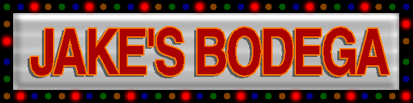 Jake's Bodega sign